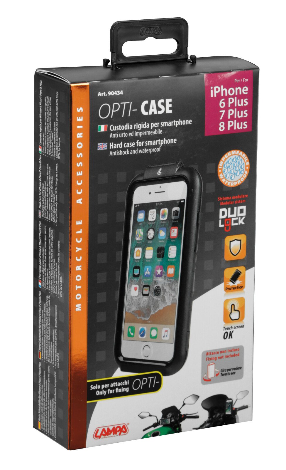 Opti Case, kemény tok az Opti Line mobiltelefon tartókhoz - iPhone 6Plus/7Plus/8Plus thumb