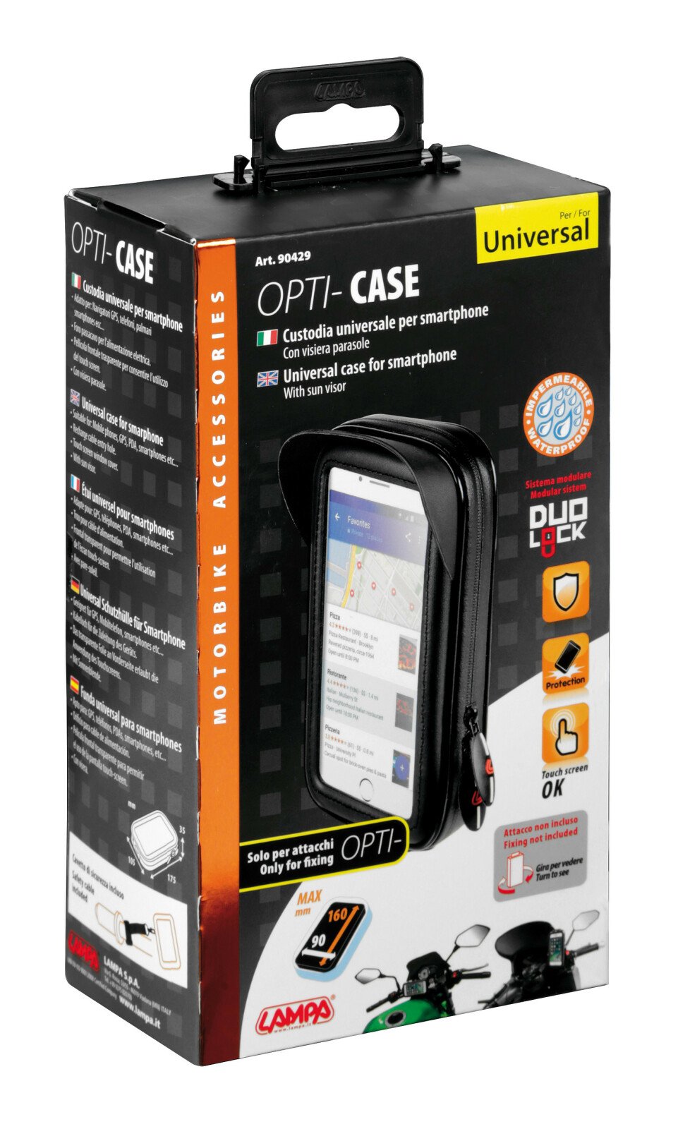 Opti Case, universal case for smarphone thumb