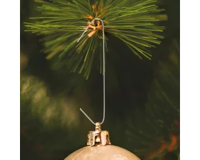Carlige pt. suspendarea bomboanelor si podoabelor de pom de Craciun - argintiu - 150 buc./pachet