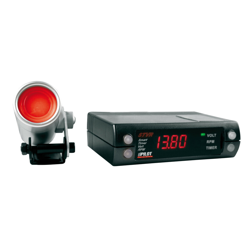 Óra digitális kijelzővel, időzítő, voltmérő és fordulatszámmérő STVR, 12V - Benzin thumb
