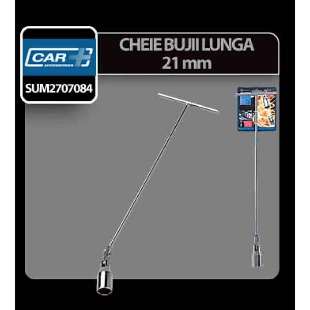 Cheie bujii lunga Car Plus - 21mm