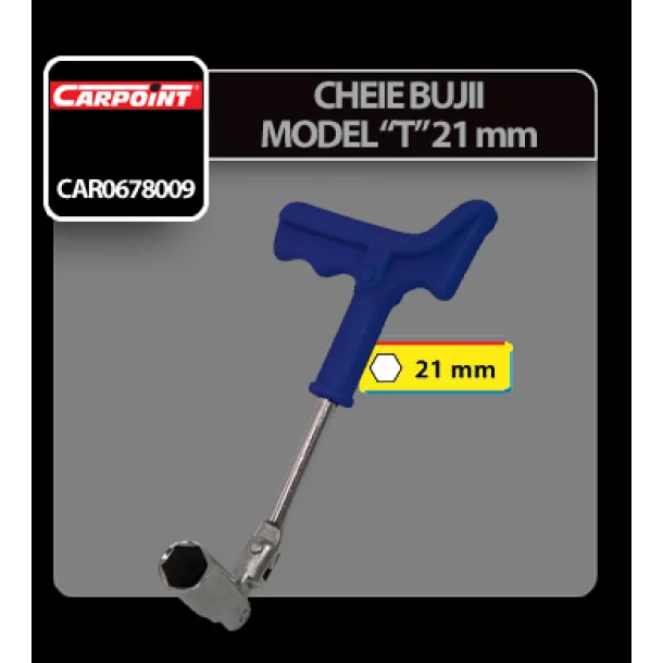 Cheie bujii model T Carpoint - 21mm