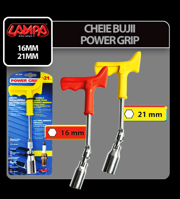 Power Grip, T-handle for spark plug - 16 mm thumb