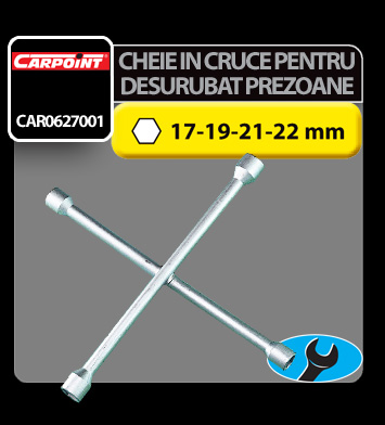 Cross rim wrench 17-19-21-22 mm Carpoint thumb