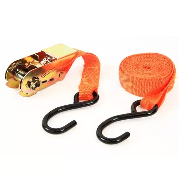 Ratchet tie down strap 1pcs, Orange - 5m thumb