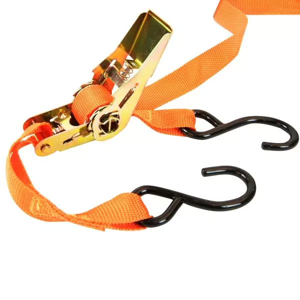 Ratchet tie down strap 1pcs, Orange - 5m thumb
