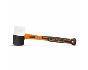 Rubber mallet with fiberglass handle - 680 g