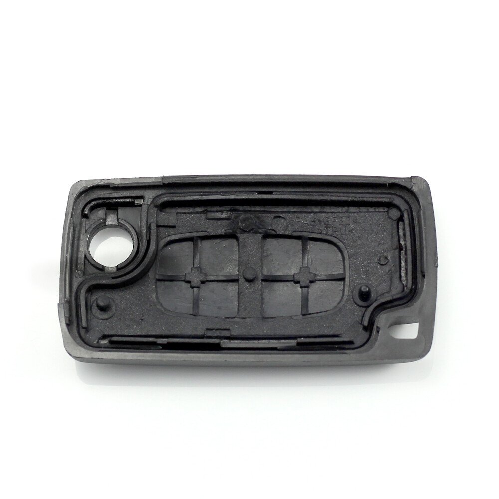 Citroen / Peugeot 206 - Carcasa tip cheie briceag cu 2 butoane si suport baterie thumb