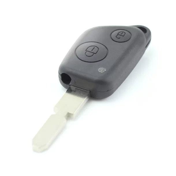 Citroen / Peugeot - Carcasa cheie cu 2 butoane, lama 4 &quot;piste&quot;