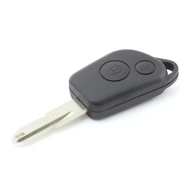 Citroen / Peugeot - Carcasa cheie cu 2 butoane si suport de baterie