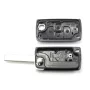 Citroen / Peugeot - Carcasa tip cheie briceag cu 4 butoane si suport baterie, lama tip VA2-SH4