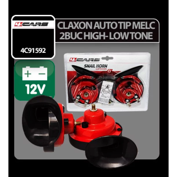 Claxon auto tip melc 4Cars 2buc 12V