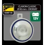 Claxon Classic cromat 105 dB Ø 90mm, 12V - Kamar