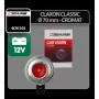 Claxon Classic cromat Ø 70mm, 12V - 4Cars