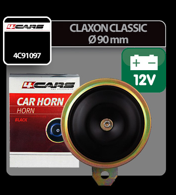 Ø 90 mm Classic disk horn, 12V - 4Cars thumb