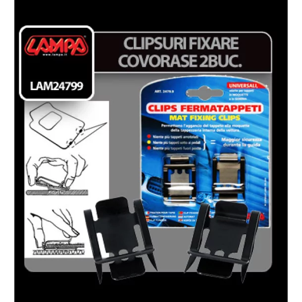 Mat fixing clips-Resealed,