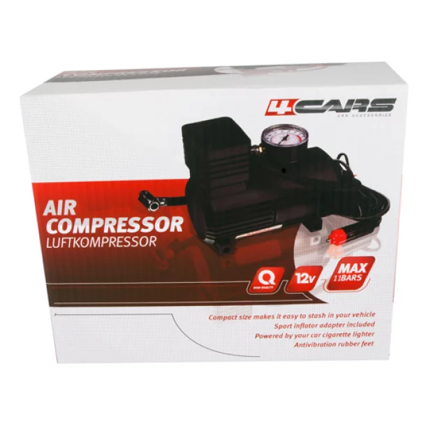 12V air compressor 18bar 4Cars