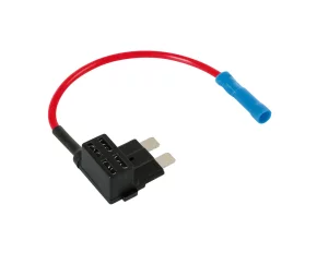 Quick-connector for two blade fuse 30+20A 12/24V