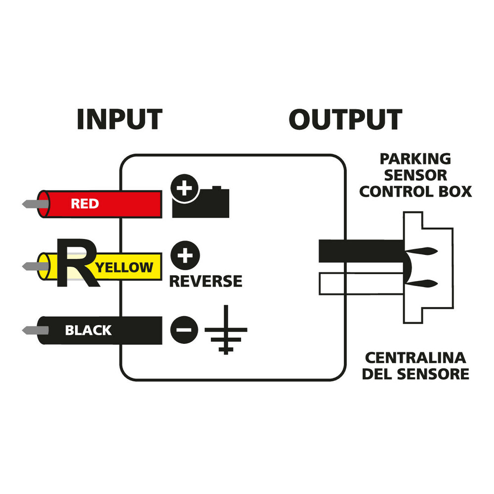 Parking sensors kit can-bus controller, 12V thumb