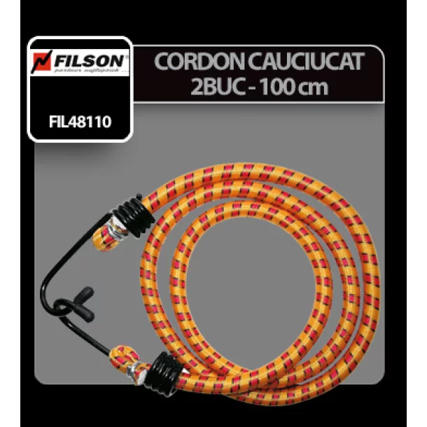 Cordon cauciucat Filson 2buc - 100cm