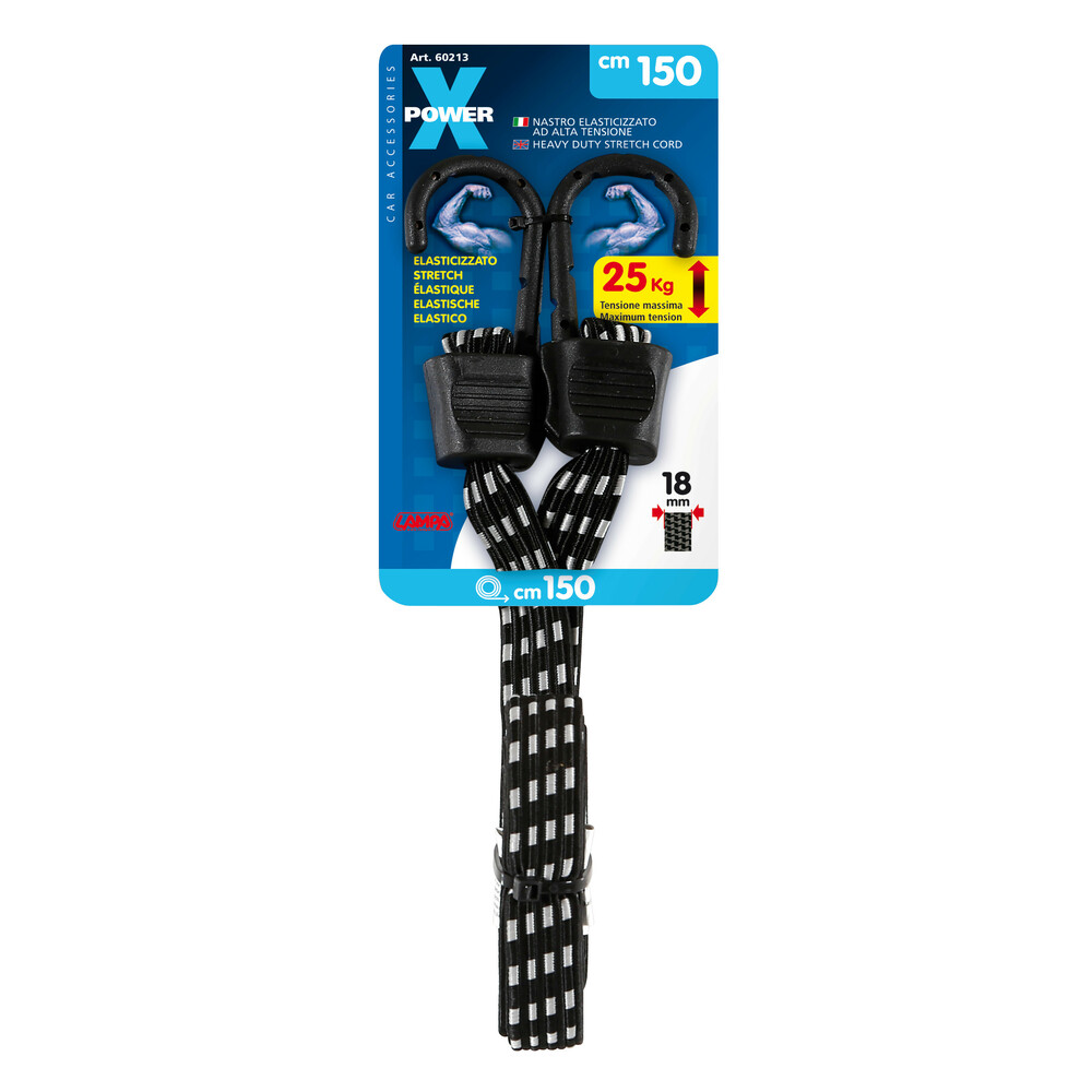 X-Power, heavy duty stretch cord - 150cm thumb