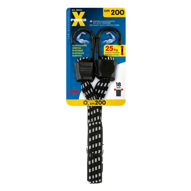 X-Power, heavy duty stretch cord - 200cm