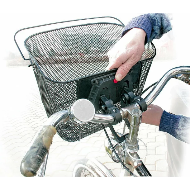 Kosár gyors rögzítéssel a kerékpár kormányon - 24 Liter