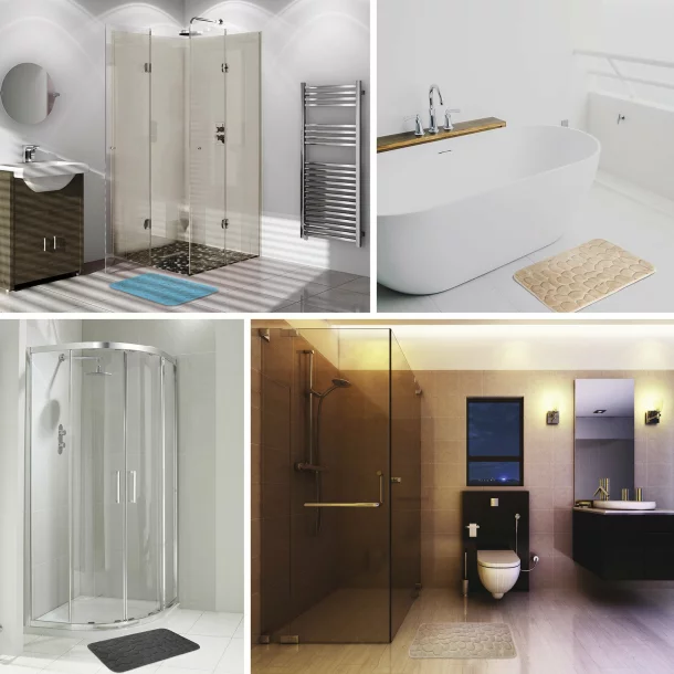 Bath mats (light brown)