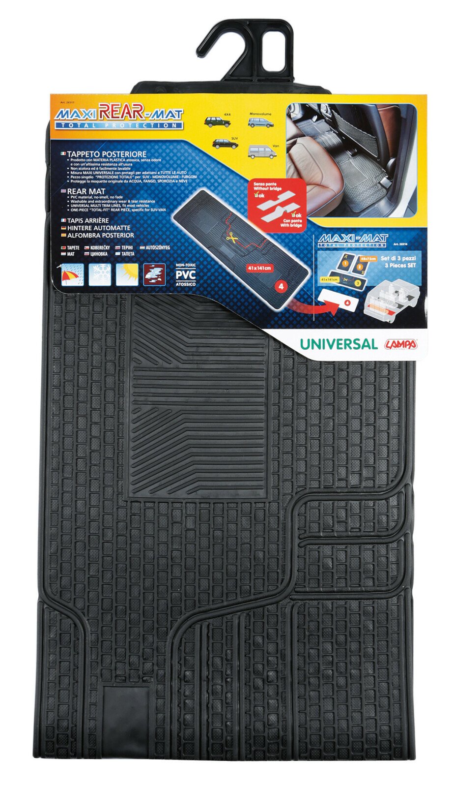 Covoras PVC spate Maxi universal 141x41cm 1buc thumb