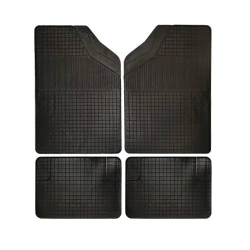 Set of 4pcs universal car rubber mats thumb