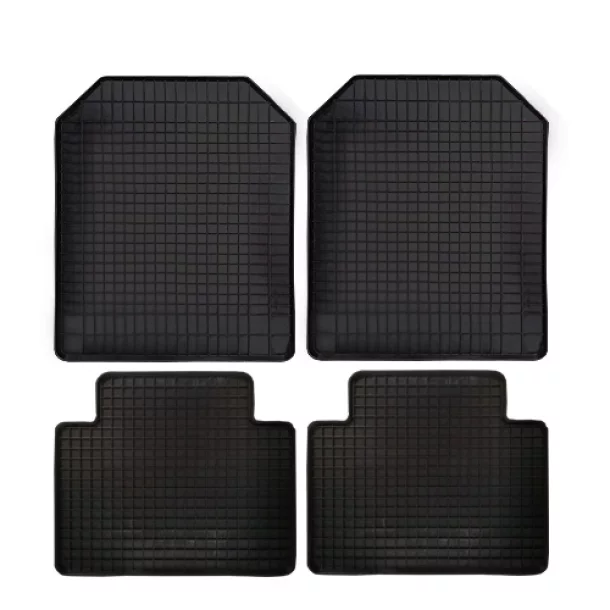 Universal high edges rubber mats, 4pcs