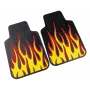 Fire &amp; Furious set 2 universal rubber mats - Black/Yellow
