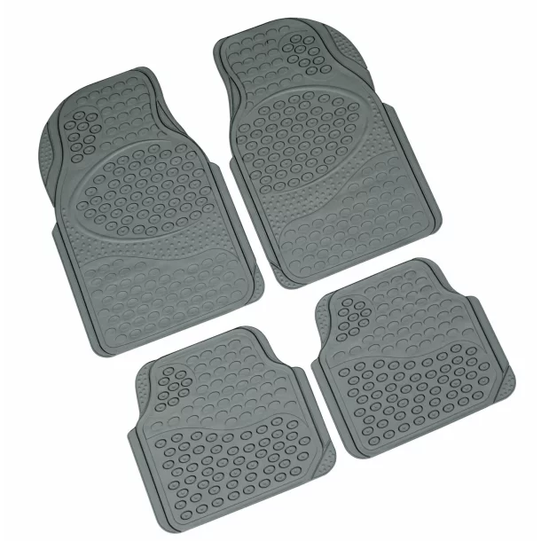 Premium, universal 4 pcs car mat - Grey