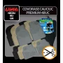 Premium, universal 4 pcs car mat - Grey