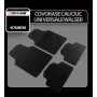 Walser, set of 4 pcs car mats - Black