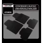 Covorase cauciuc universale Walser 4buc - Negru