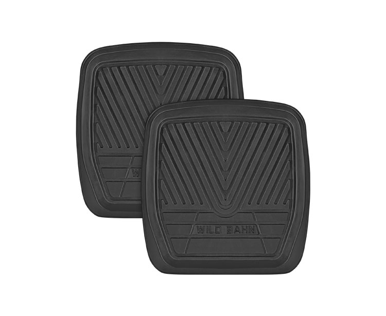 Wild Bahn set of 2pcs universal tray car rubber mats - Back thumb