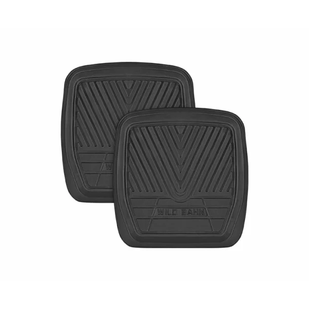 Wild Bahn set of 2pcs universal tray car rubber mats - Back