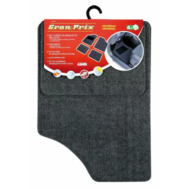 Gran Prix, set 4 pcs universal carpet mats