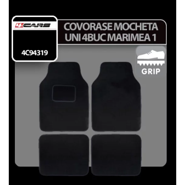 Covorase mocheta Uni 4Cars 4buc - Marimea 1