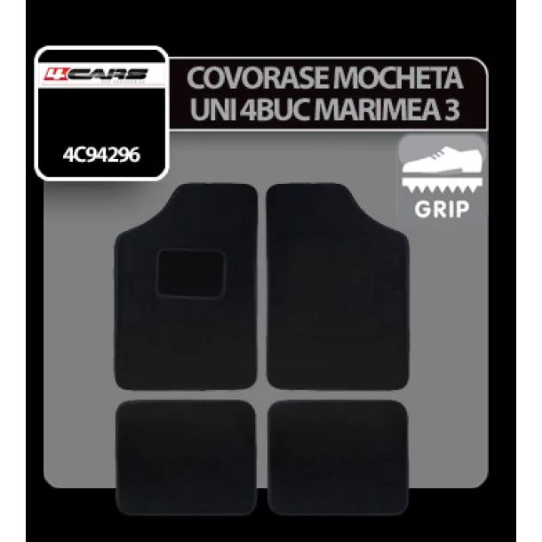 Covorase mocheta Uni 4Cars 4buc - Marimea 3