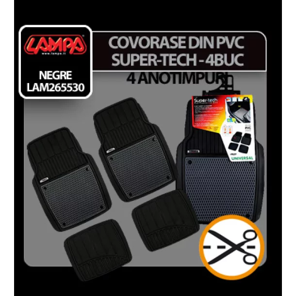 Super-Tech, 4 season heavy duty car mats, 4 pcs