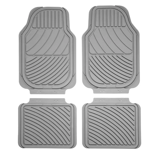 Carat, set 4 pcs universal pvc mats - Grey