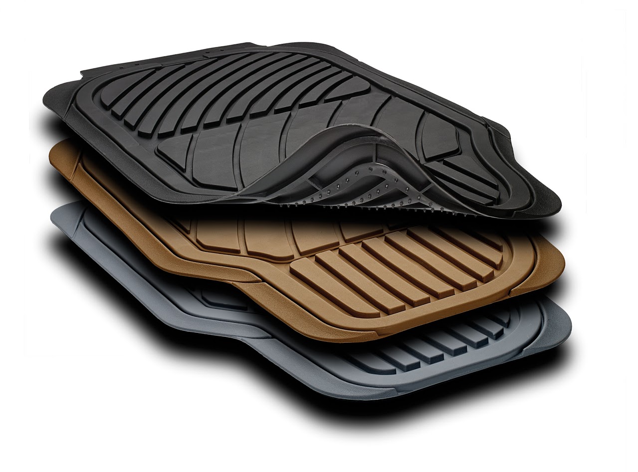 Carat univerzális 4 darabos pvc szőnyeg - Fekete thumb