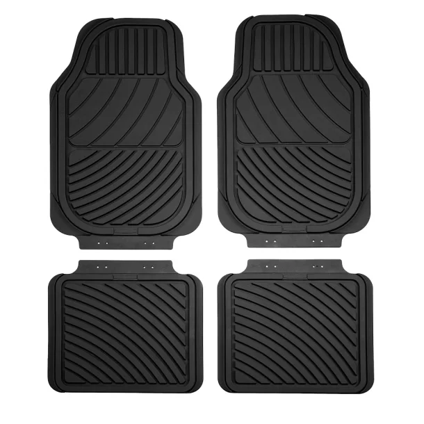 Carat, set 4 pcs universal pvc mats - Black