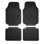 Carat, set 4 pcs universal pvc mats - Black