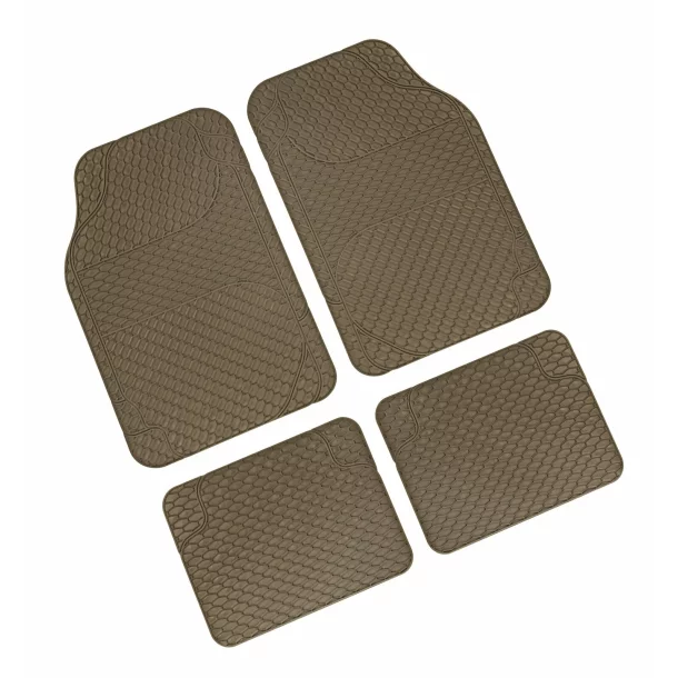 Drena 4, set of 4 pcs universal pvc car mats - Beige