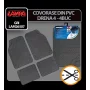 Drena 4, set of 4 pcs universal pvc car mats - Grey