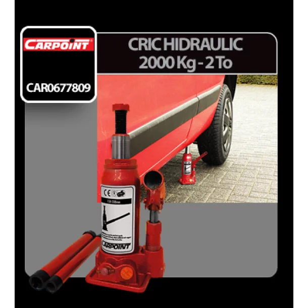 Cric hidraulic Carpoint - 2000kg - 2 To