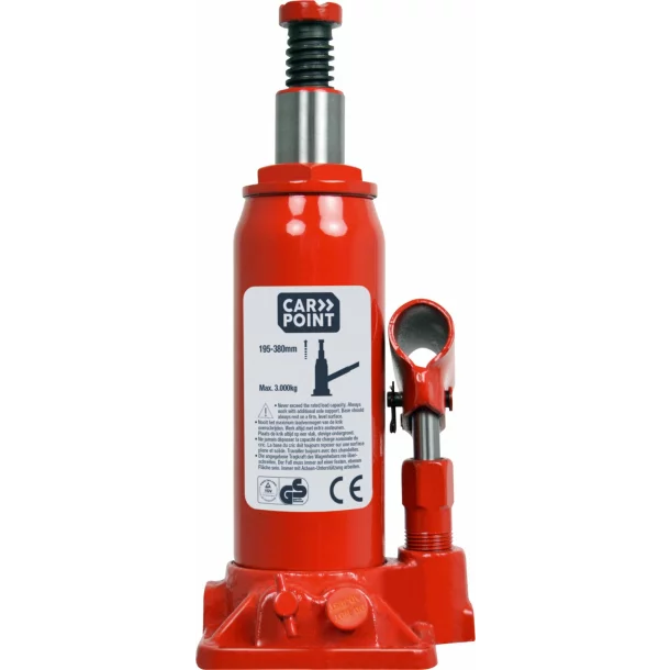 Carpoint hydraulic bottle jack - 3000 Kg - 3 To